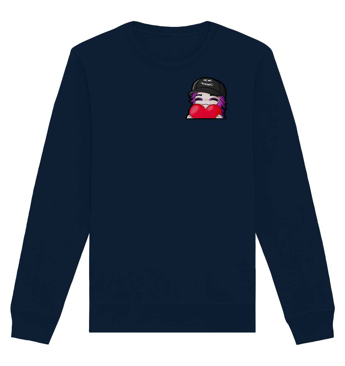 x3_kaspa Love - Organic Basic Unisex Sweatshirt
