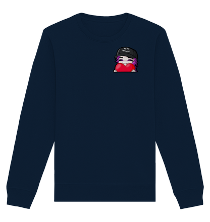 x3_kaspa Love - Organic Basic Unisex Sweatshirt