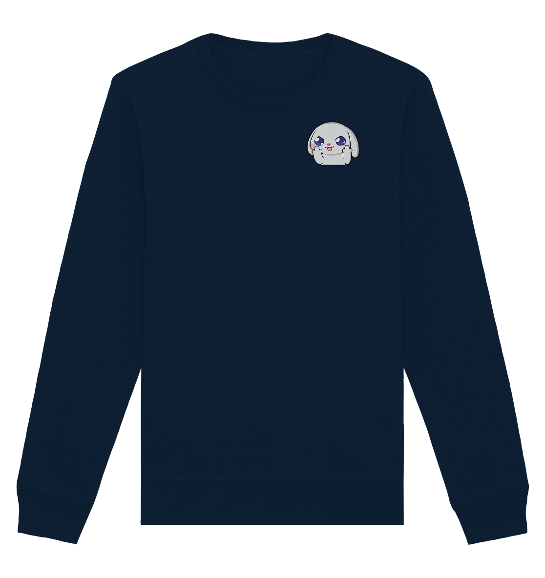 HuwJeffner MiddleFinger - Organic Basic Unisex Sweatshirt