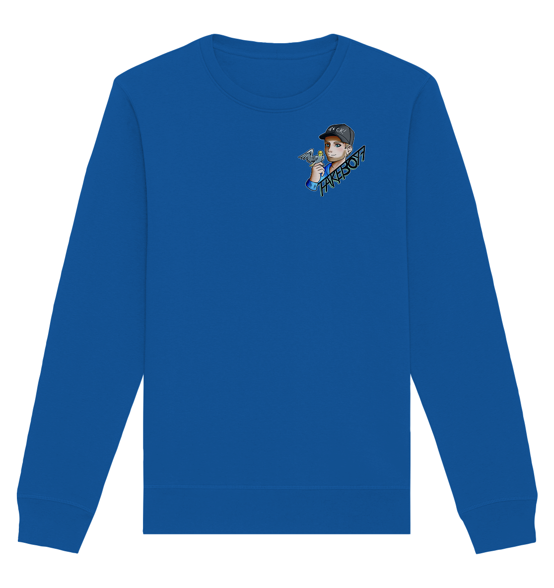 Fakeboy7 Logo - Organic Basic Unisex Sweatshirt