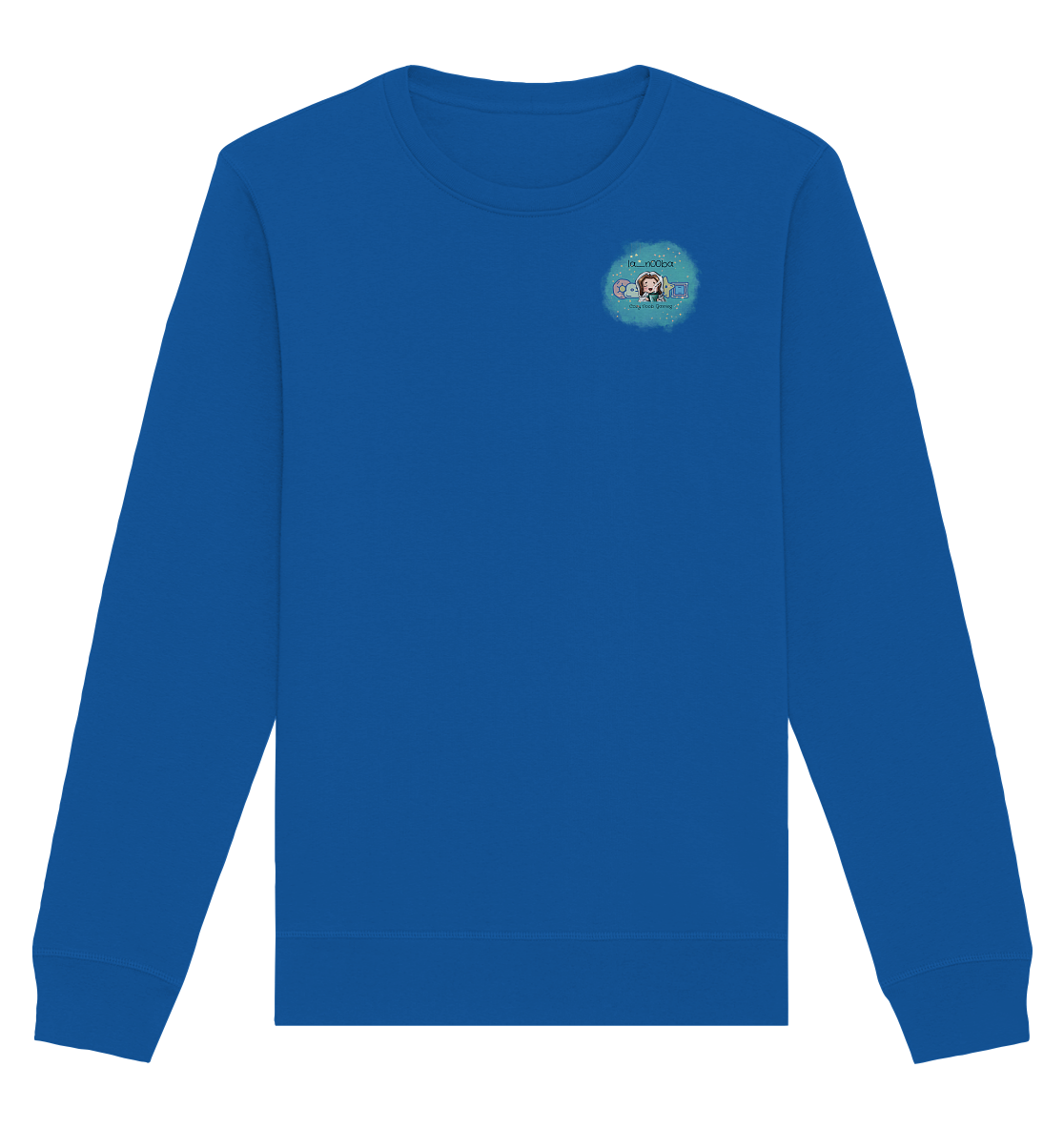 La_N00ba Logo - Organic Basic Unisex Sweatshirt