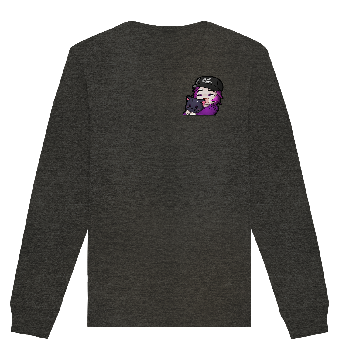 x3_kaspa Hug - Organic Basic Unisex Sweatshirt