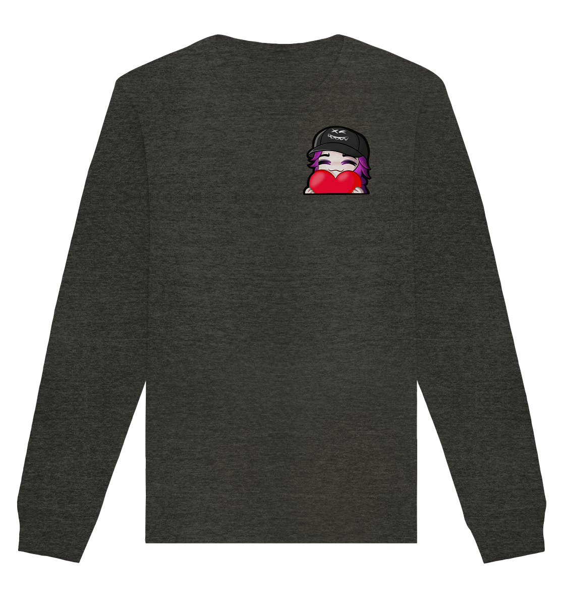x3_kaspa Love - Organic Basic Unisex Sweatshirt