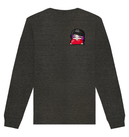 x3_kaspa Love - Organic Basic Unisex Sweatshirt