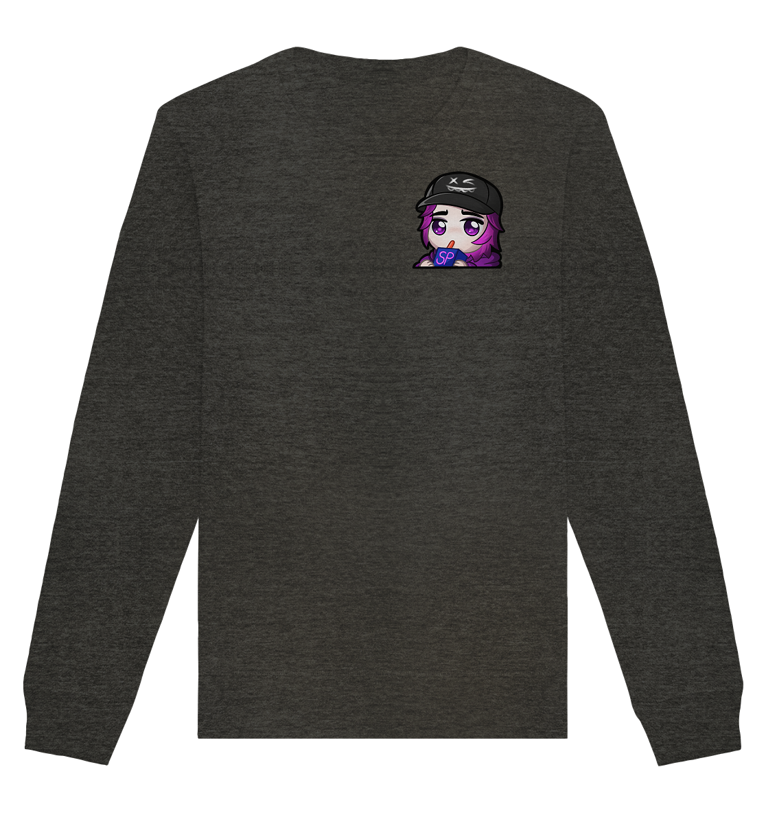 x3_kaspa Sip - Organic Basic Unisex Sweatshirt