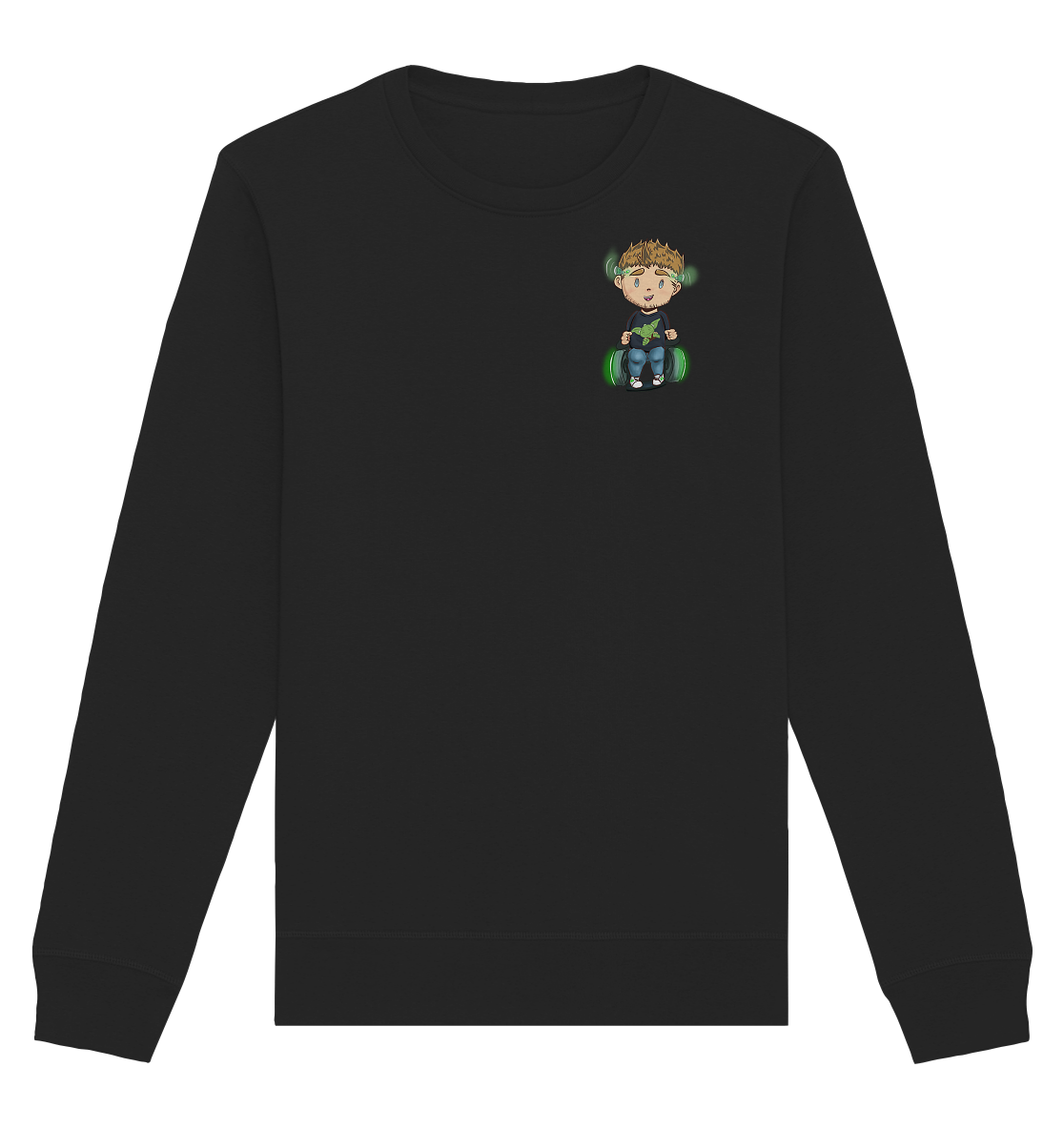 NoHandsNoSchoki Yoda - Organic Basic Unisex Sweatshirt