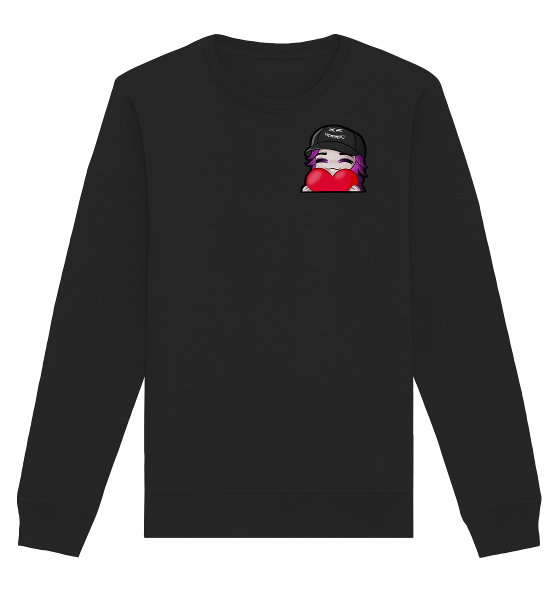 x3_kaspa Love - Organic Basic Unisex Sweatshirt