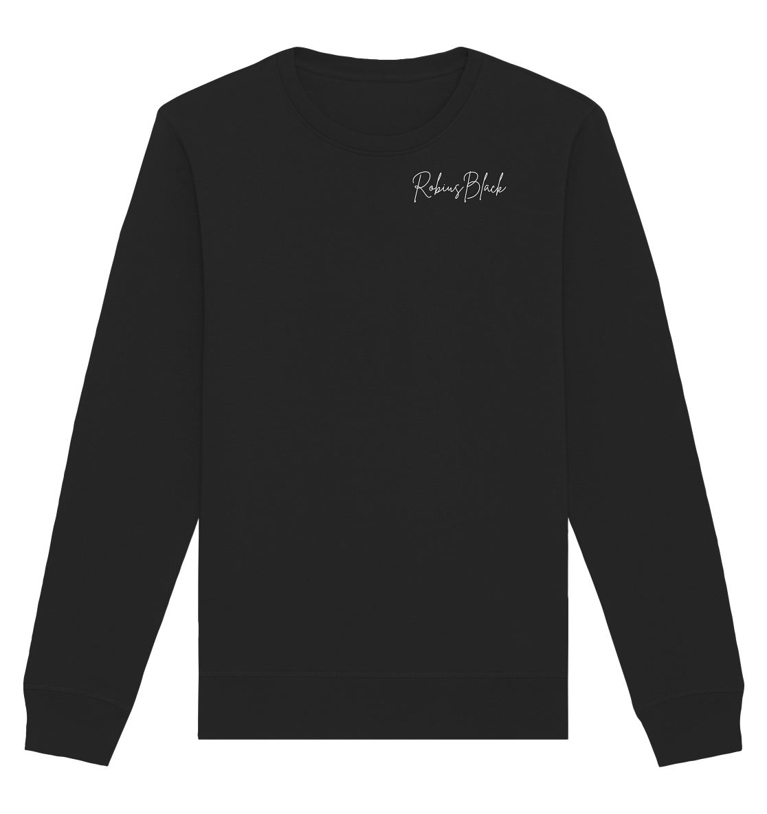 RobiusBlack Unterschrift - Organic Basic Unisex Sweatshirt