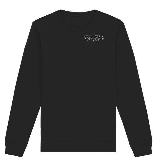 RobiusBlack Unterschrift - Organic Basic Unisex Sweatshirt