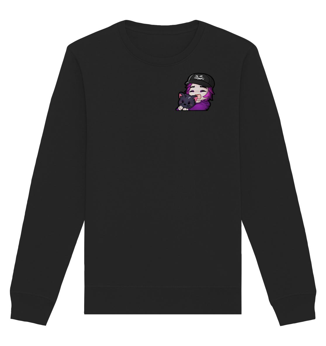 x3_kaspa Hug - Organic Basic Unisex Sweatshirt
