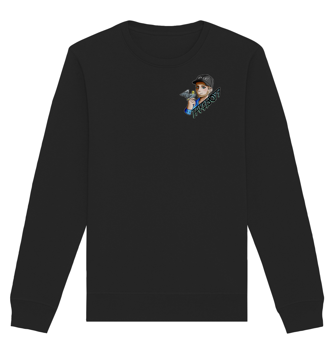 Fakeboy7 Logo - Organic Basic Unisex Sweatshirt