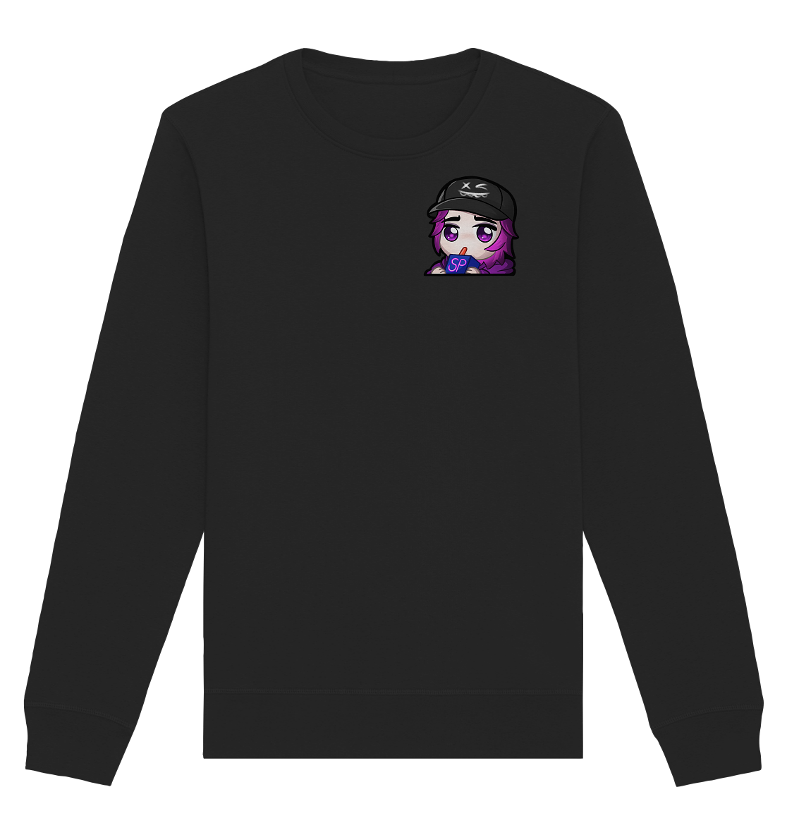 x3_kaspa Sip - Organic Basic Unisex Sweatshirt