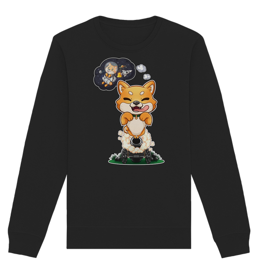 FeineKatze Shiba Astronaut - Organic Basic Unisex Sweatshirt