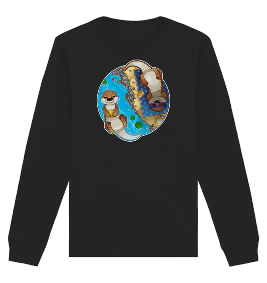 FeineKatze Otter - Organic Basic Unisex Sweatshirt
