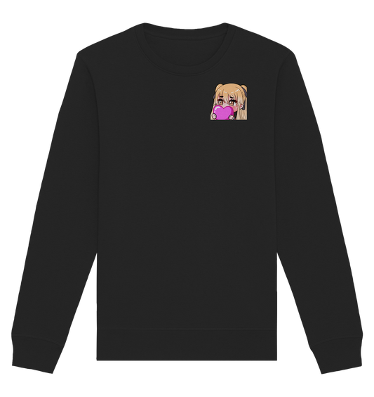 Miezchen Heart - Organic Basic Unisex Sweatshirt