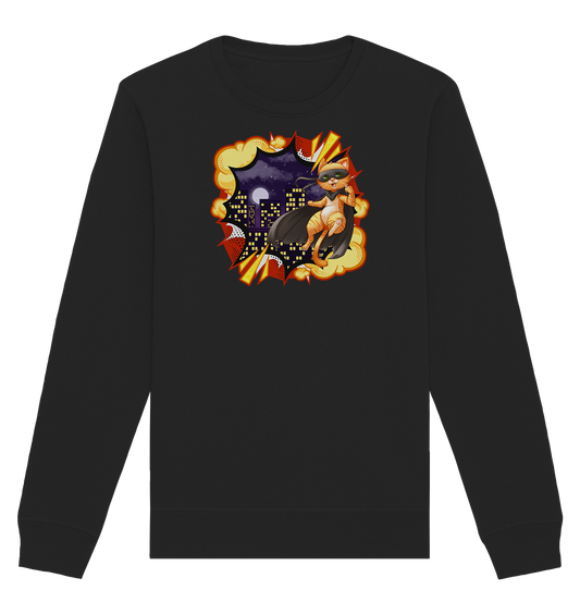 FeineKatze Hero Cat - Organic Basic Unisex Sweatshirt