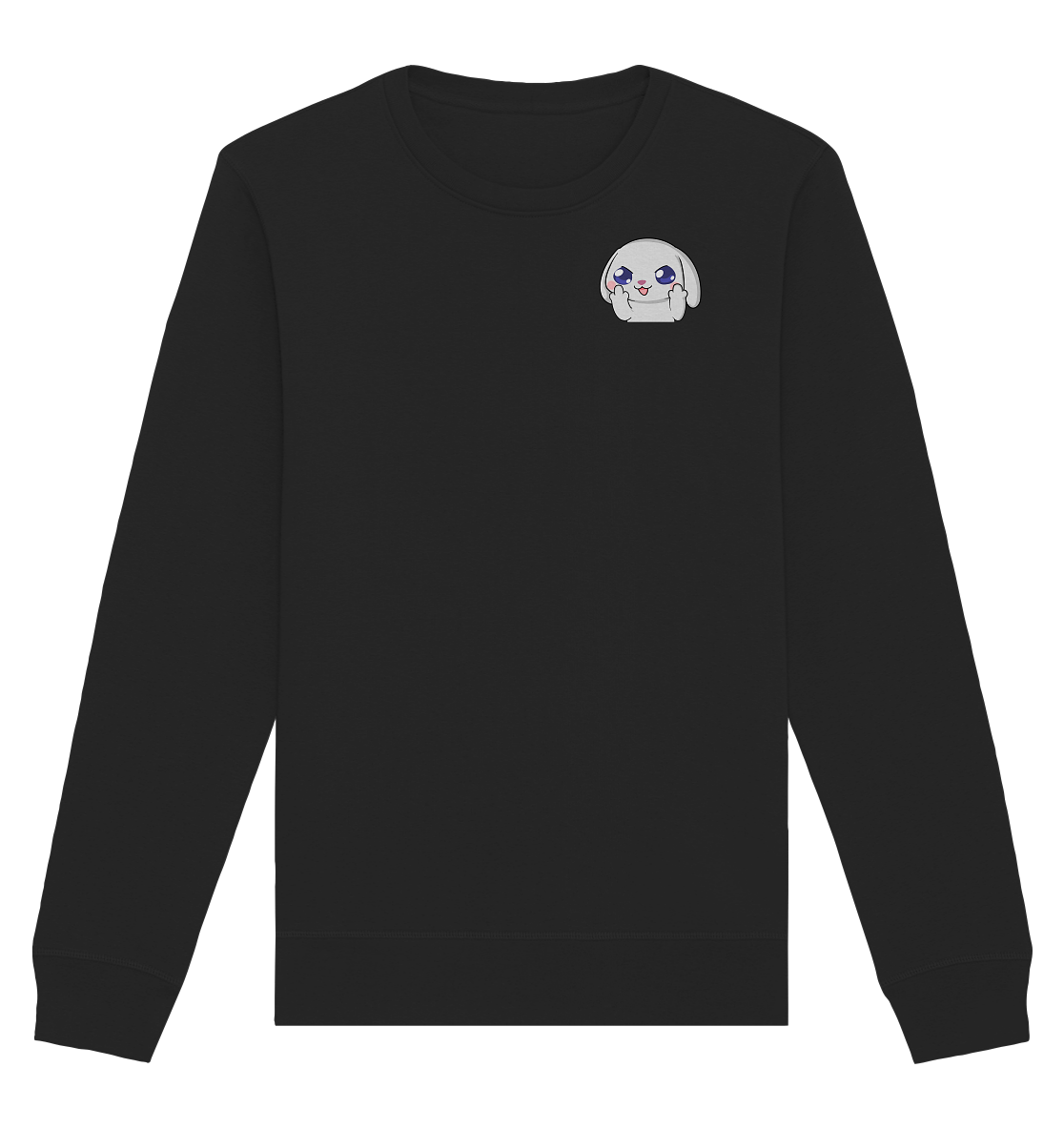 HuwJeffner MiddleFinger - Organic Basic Unisex Sweatshirt