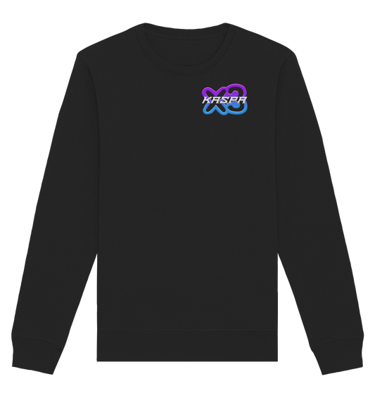 x3_kaspa Logo - Organic Basic Unisex Sweatshirt