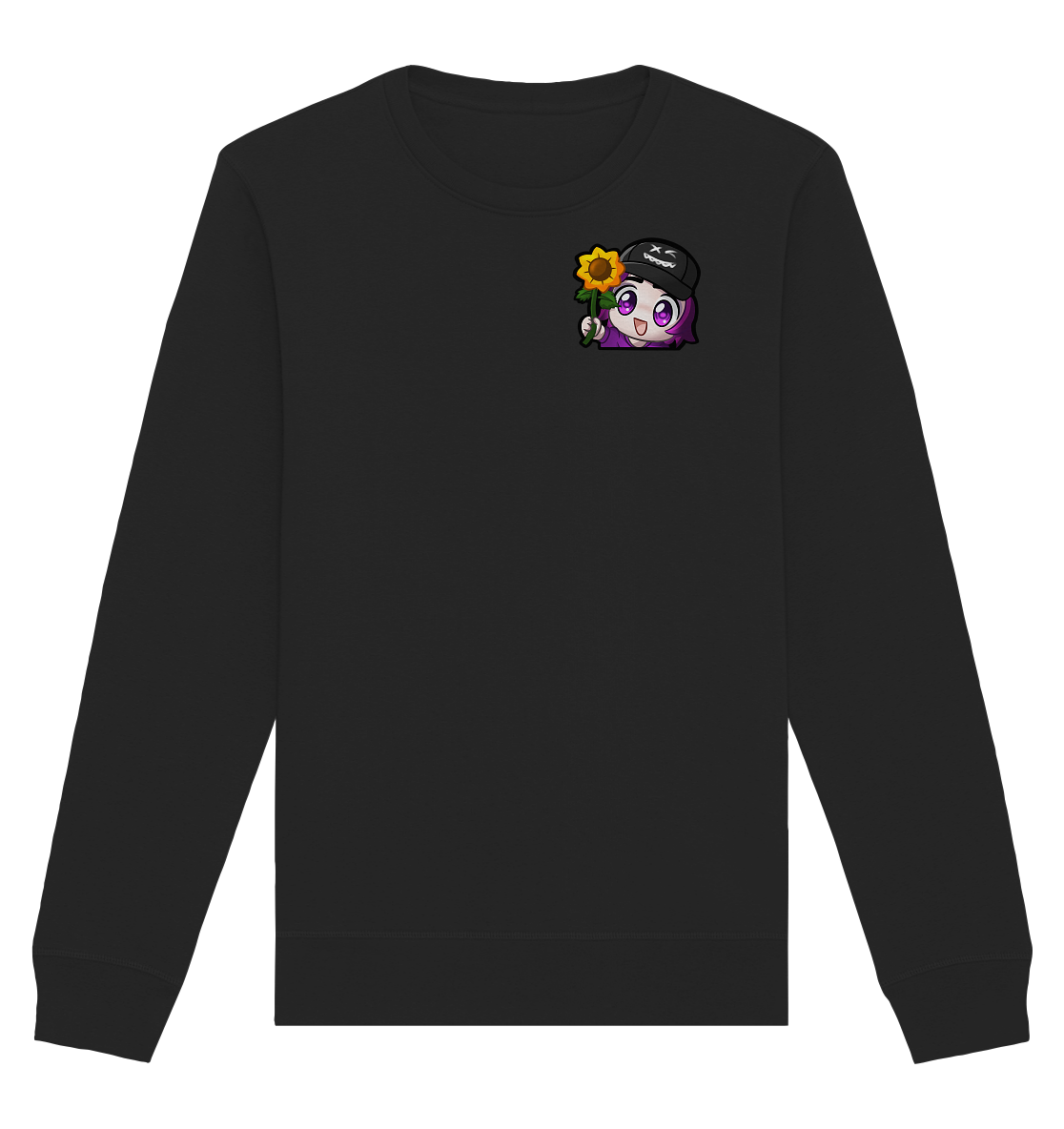 x3_kaspa Flower - Organic Basic Unisex Sweatshirt