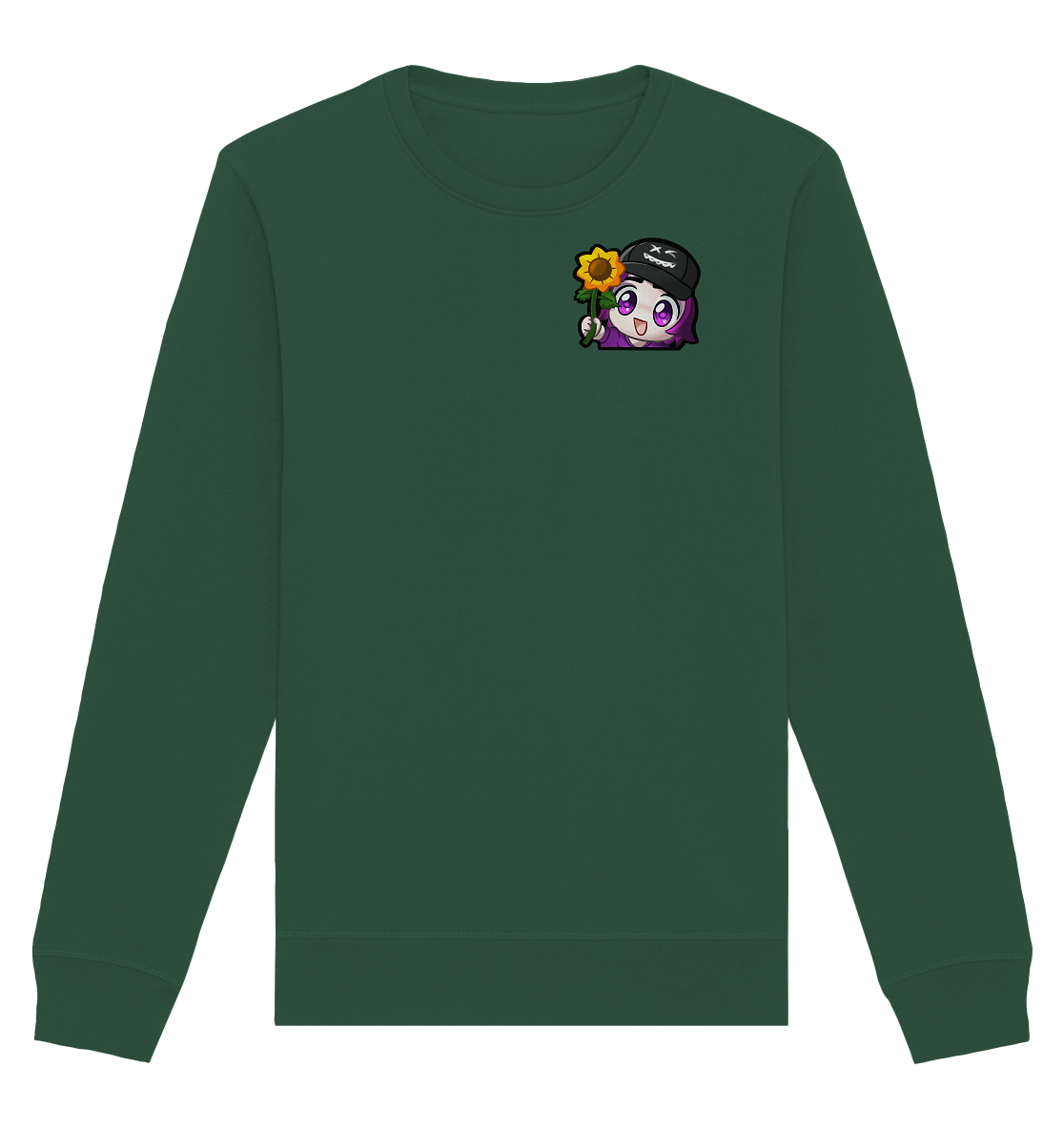 x3_kaspa Flower - Organic Basic Unisex Sweatshirt