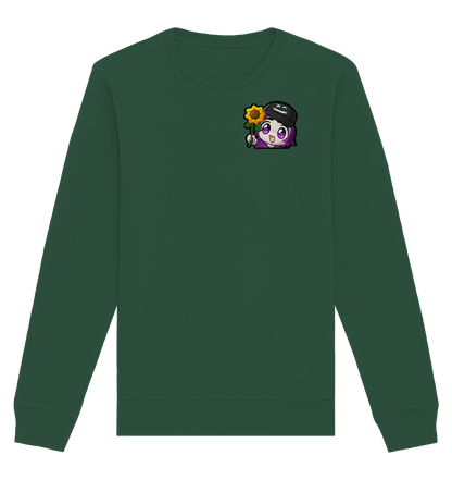x3_kaspa Flower - Organic Basic Unisex Sweatshirt