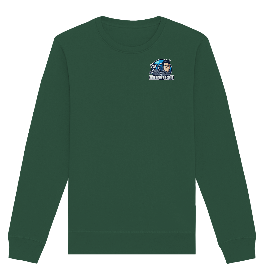AndiDerLemur Logo - Organic Basic Unisex Sweatshirt
