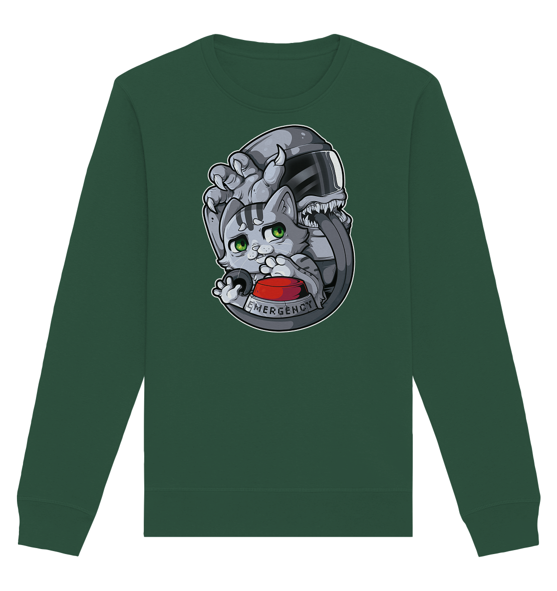 FeineKatze Among Kopf - Organic Basic Unisex Sweatshirt