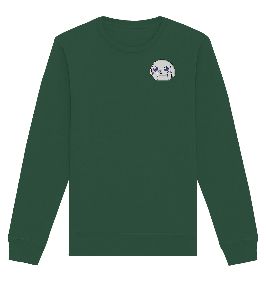 HuwJeffner MiddleFinger - Organic Basic Unisex Sweatshirt