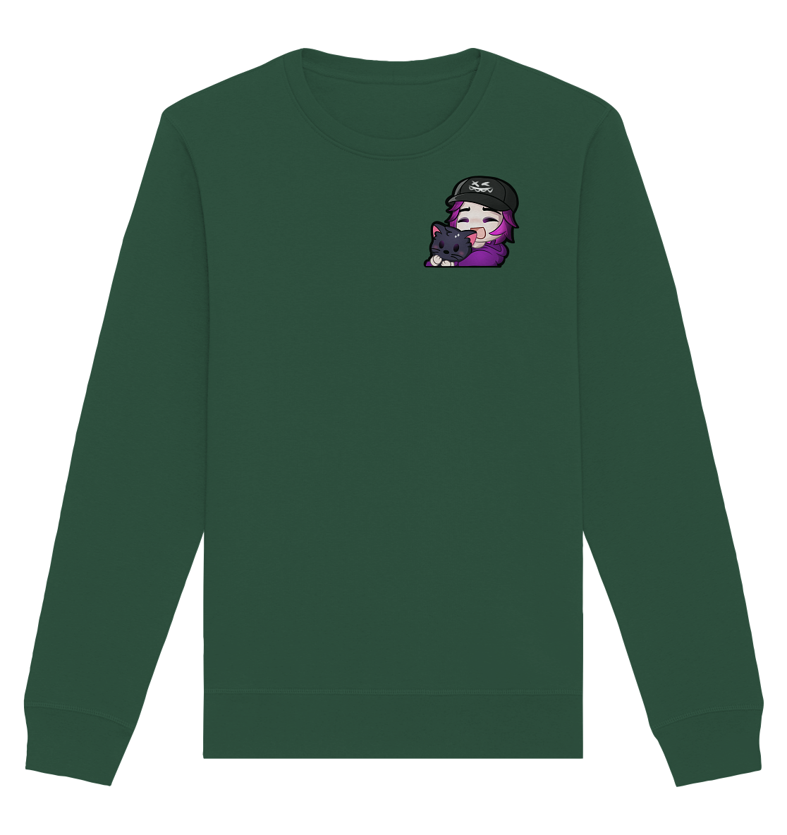 x3_kaspa Hug - Organic Basic Unisex Sweatshirt