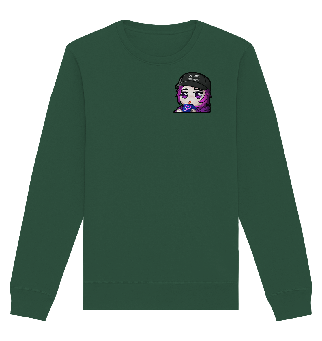 x3_kaspa Sip - Organic Basic Unisex Sweatshirt