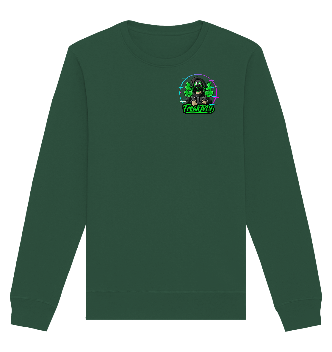 FreakTV19 Logo - Organic Basic Unisex Sweatshirt