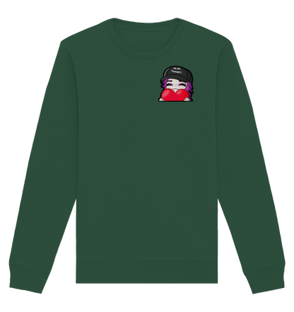 x3_kaspa Love - Organic Basic Unisex Sweatshirt