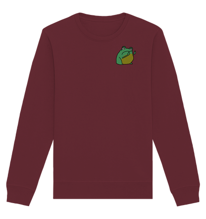 Aylana87 Kackfrosch - Organic Basic Unisex Sweatshirt