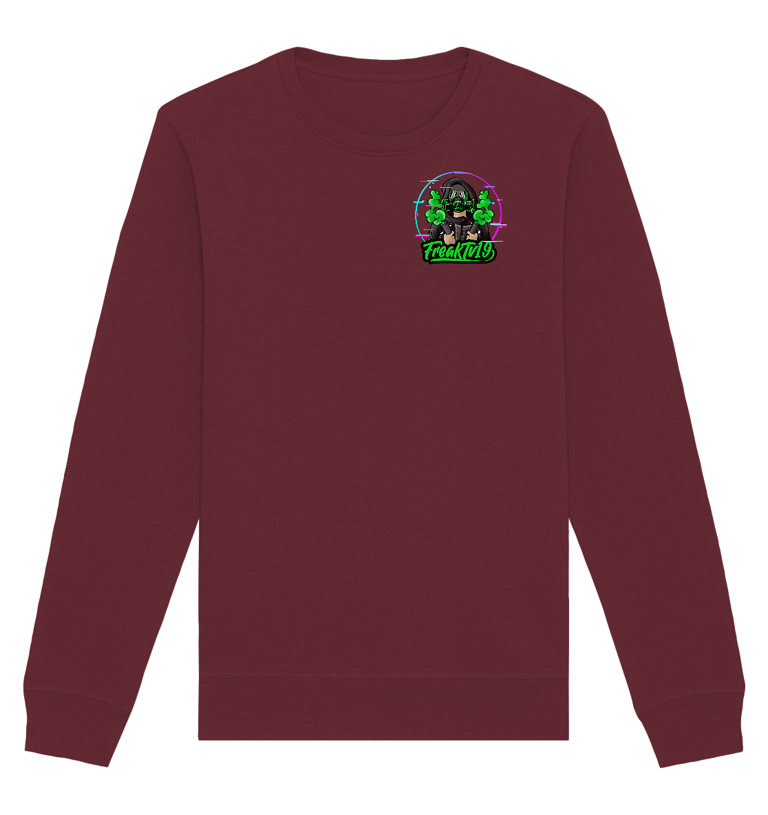 FreakTV19 Logo - Organic Basic Unisex Sweatshirt