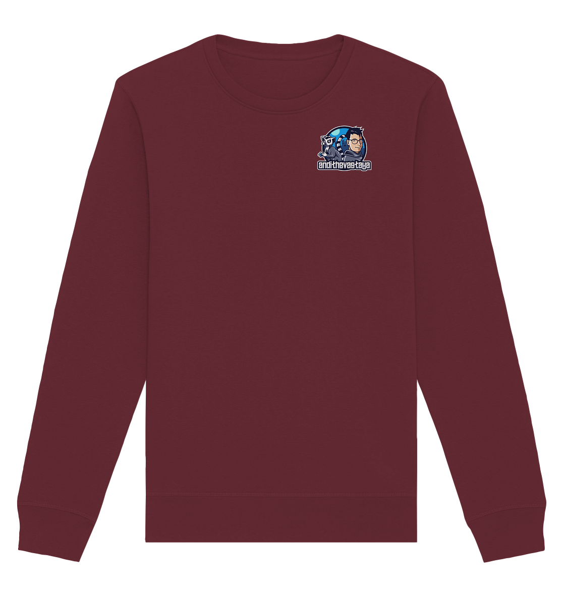 AndiDerLemur Logo - Organic Basic Unisex Sweatshirt