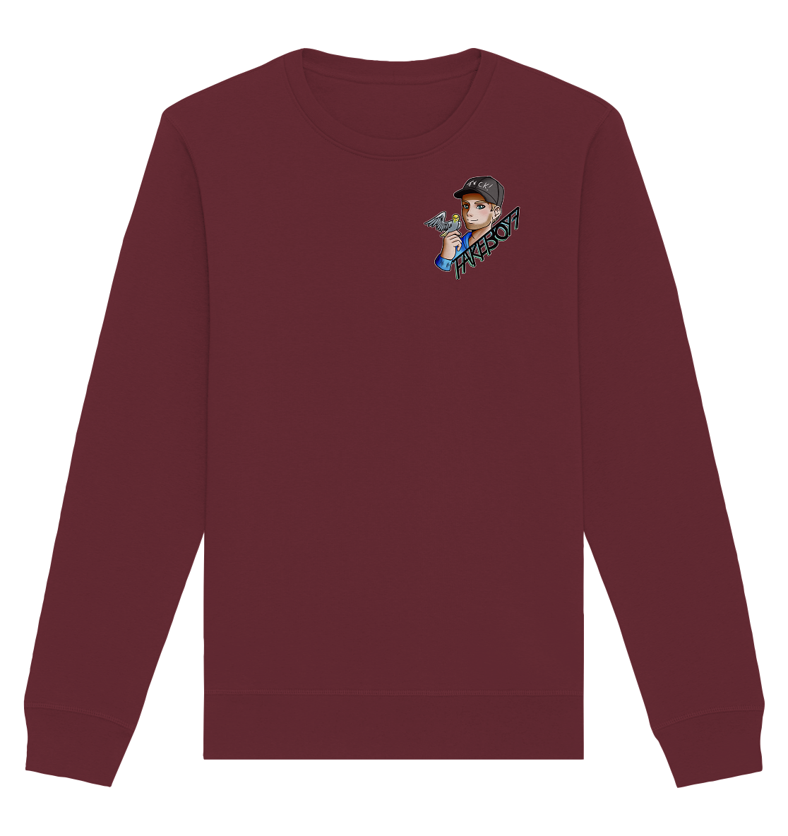 Fakeboy7 Logo - Organic Basic Unisex Sweatshirt