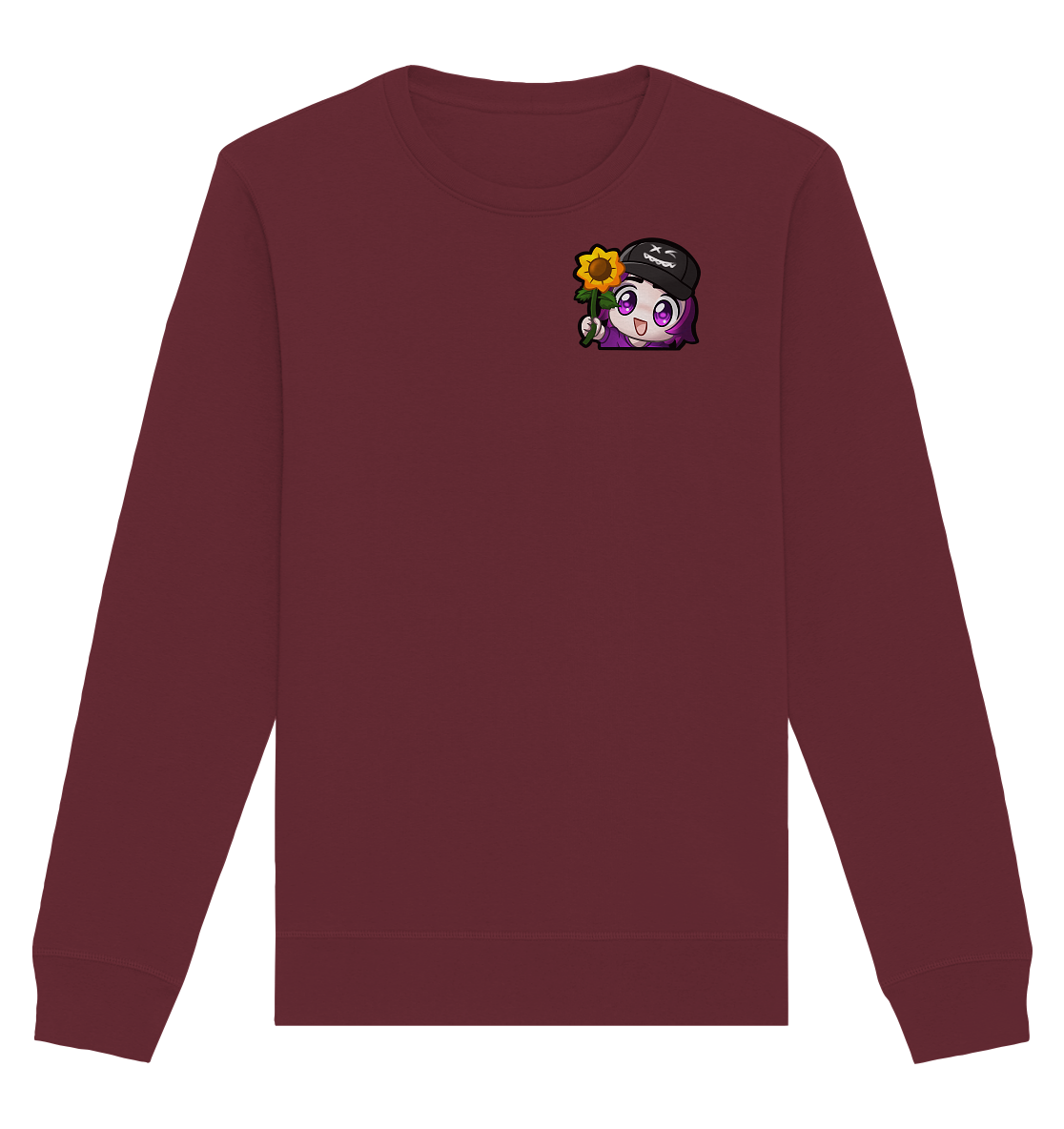 x3_kaspa Flower - Organic Basic Unisex Sweatshirt