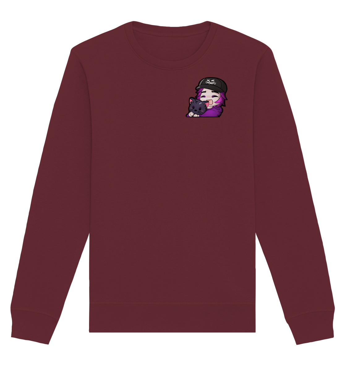 x3_kaspa Hug - Organic Basic Unisex Sweatshirt