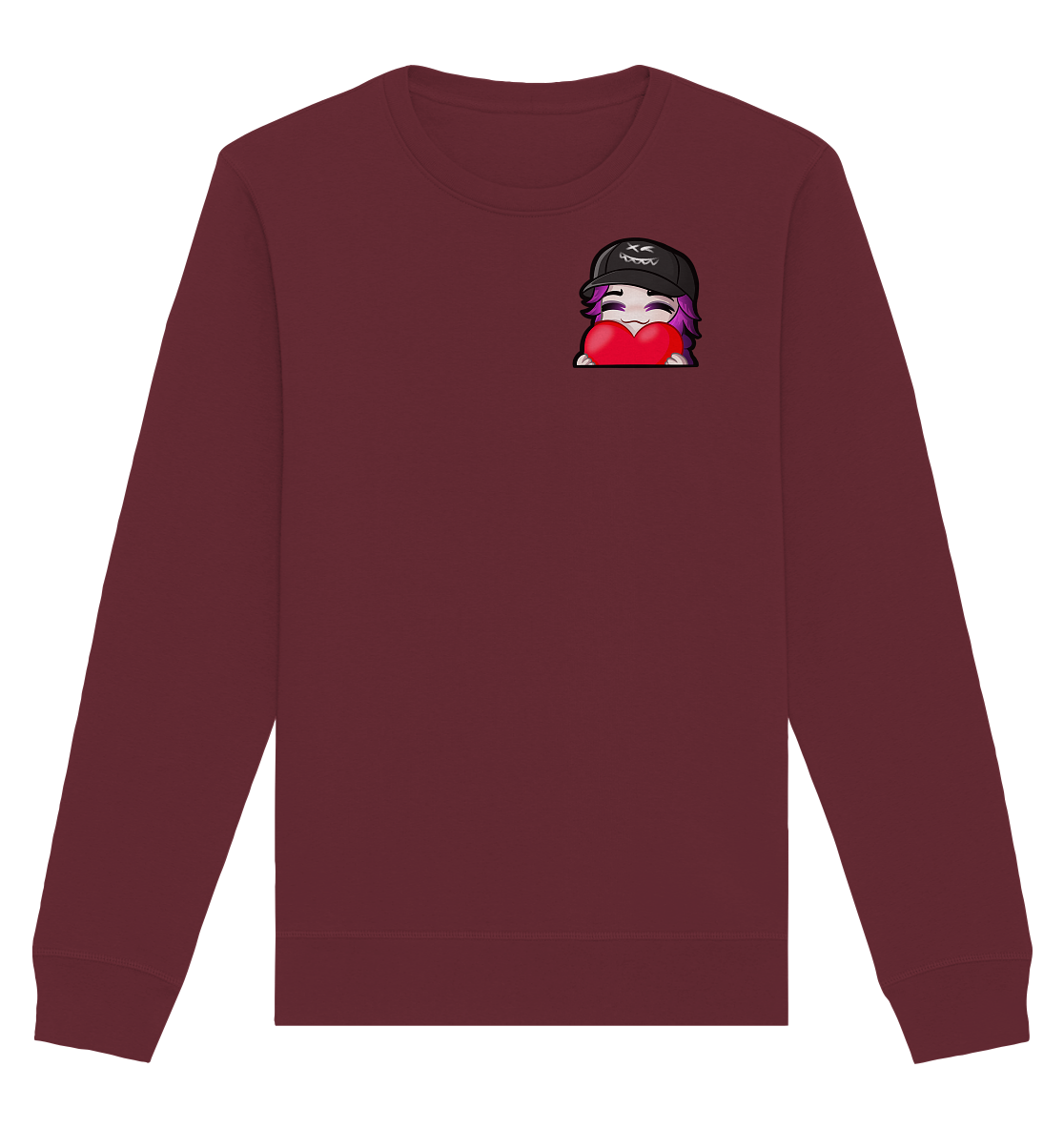 x3_kaspa Love - Organic Basic Unisex Sweatshirt