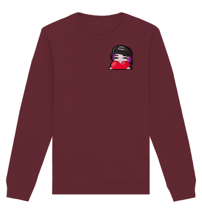 x3_kaspa Love - Organic Basic Unisex Sweatshirt