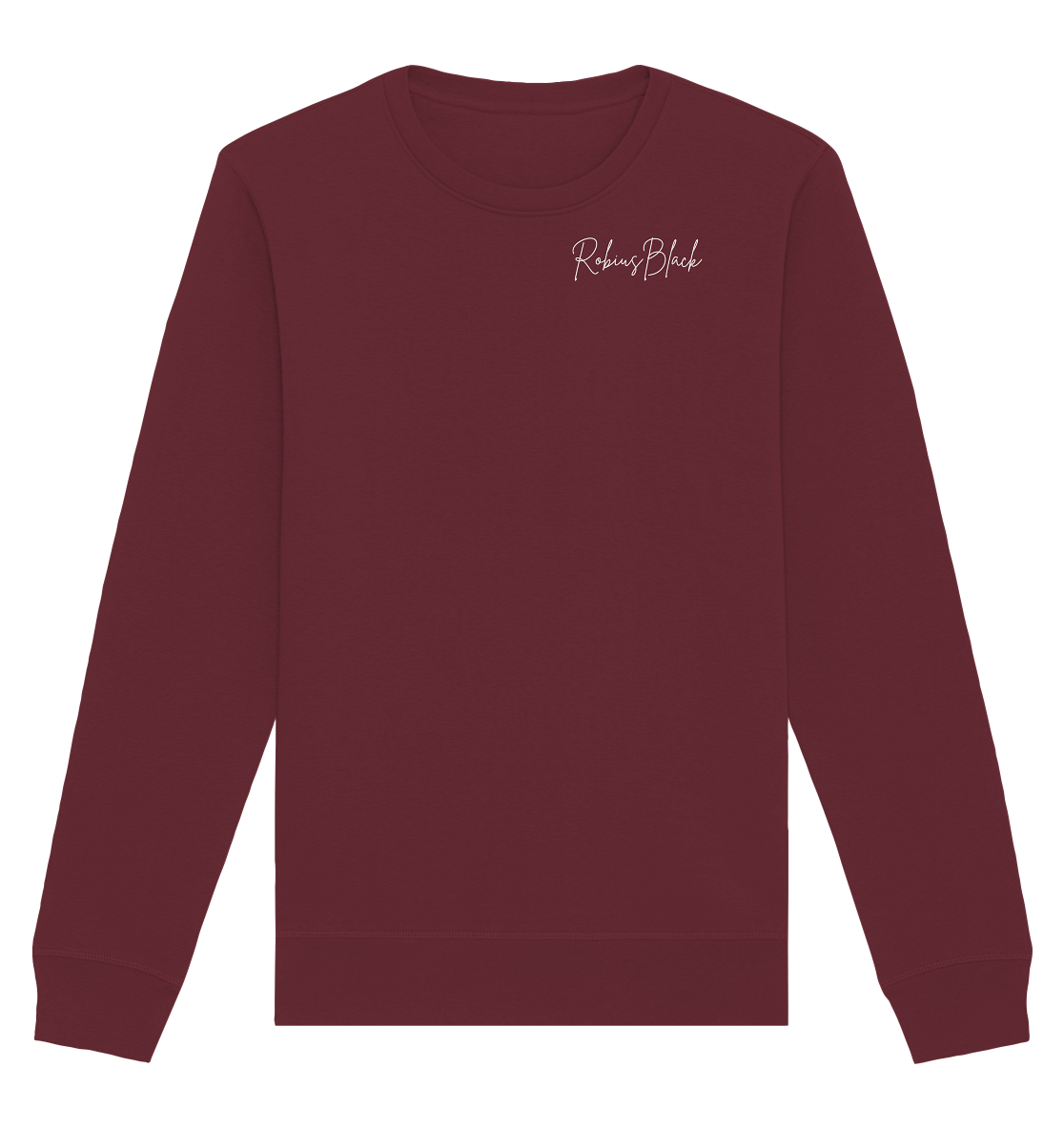 RobiusBlack Unterschrift - Organic Basic Unisex Sweatshirt