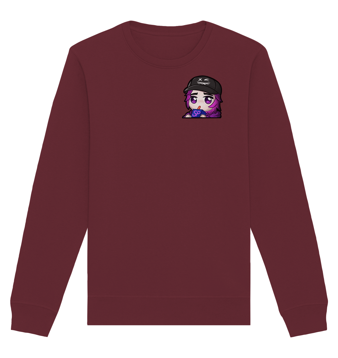 x3_kaspa Sip - Organic Basic Unisex Sweatshirt
