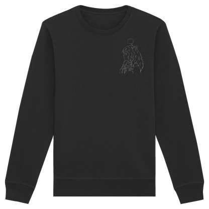 Miss_Moogle Logo Outline - Organic Basic Unisex Sweatshirt