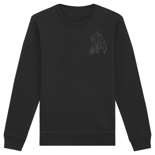 Miss_Moogle Logo Outline - Organic Basic Unisex Sweatshirt