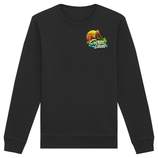 Greenislandndrp Logo - Organic Basic Unisex Sweatshirt