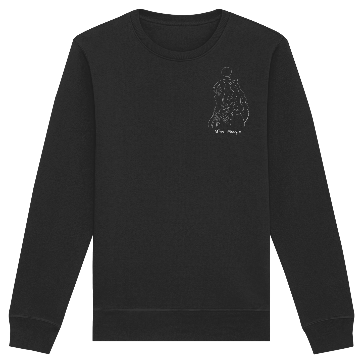 Miss_Moogle Logo Sign - Organic Basic Unisex Sweatshirt