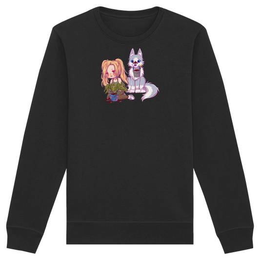 StaceyLucia Wolf Chibi - Organic Basic Unisex Sweatshirt