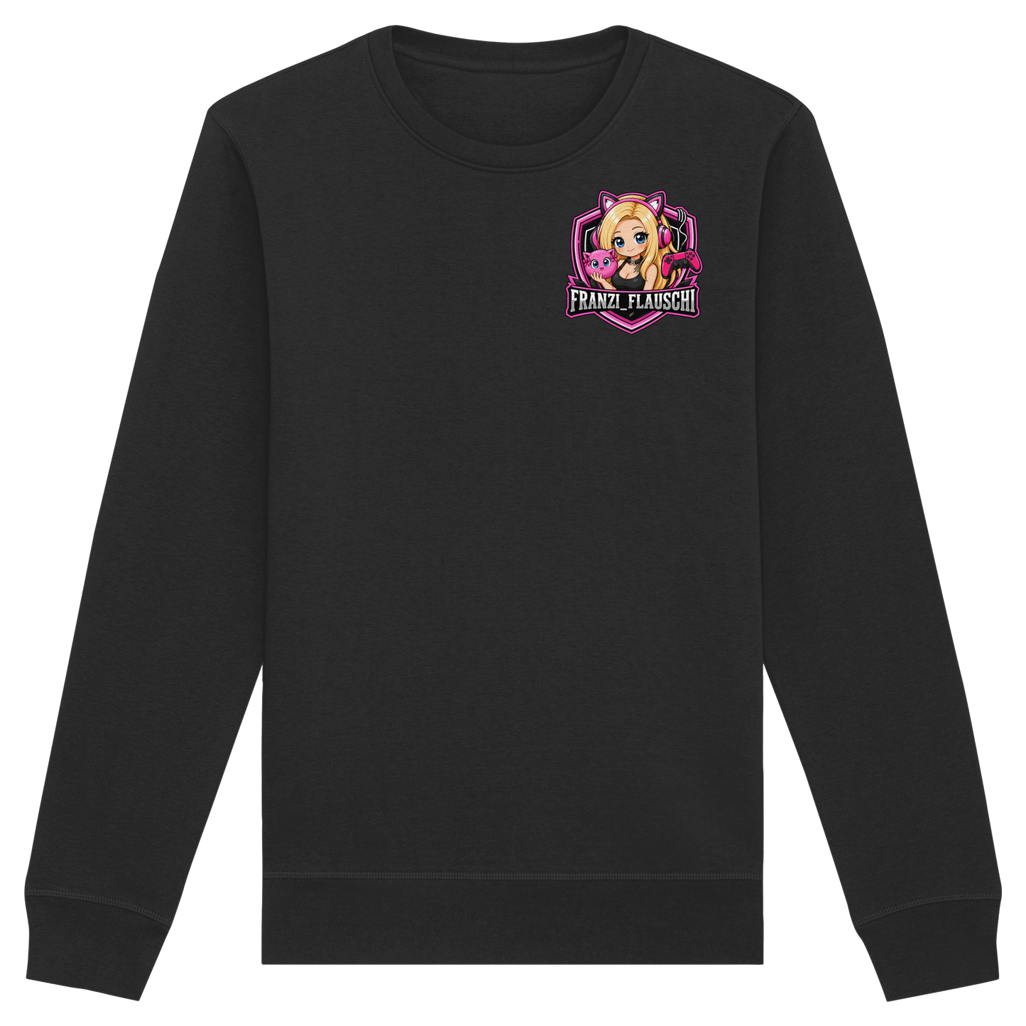 Franzi_Flauschi Logo - Organic Basic Unisex Sweatshirt