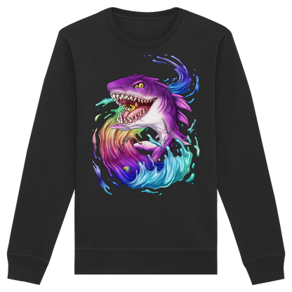 LupiArts Megalodon Crested - Organic Basic Unisex Sweatshirt