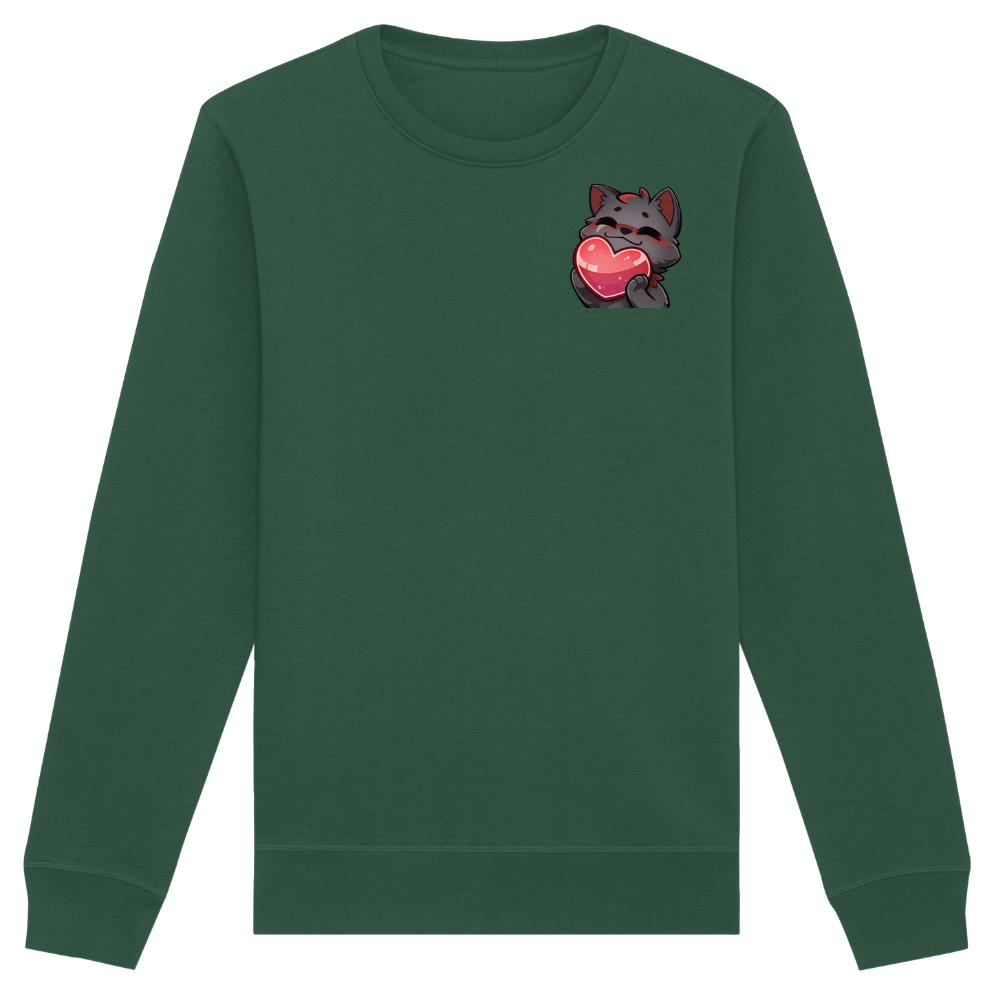 Blutwuff Heart - Organic Basic Unisex Sweatshirt